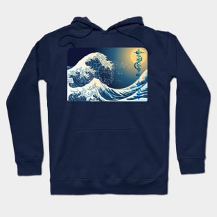 Great wave of the Vuhlkansu Hoodie